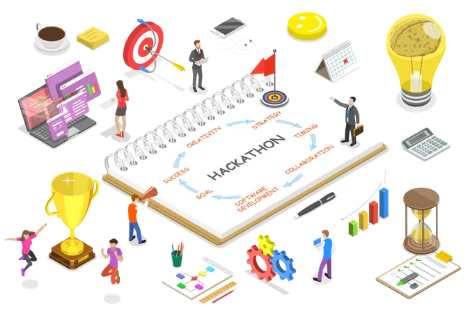 Hackathon strategy  Illustration