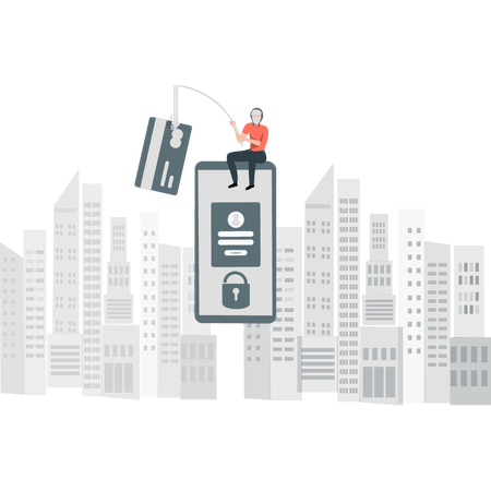 Hacker hacking password details  Illustration