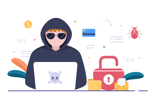 Hacker  Illustration