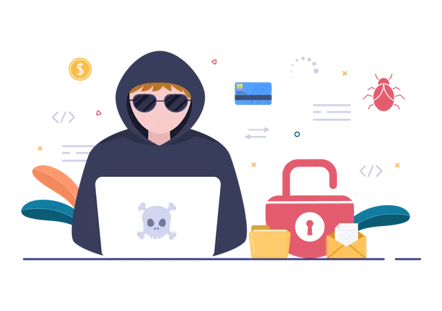 Hacker  Illustration