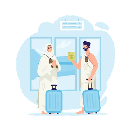 Hajj Preparation  Illustration