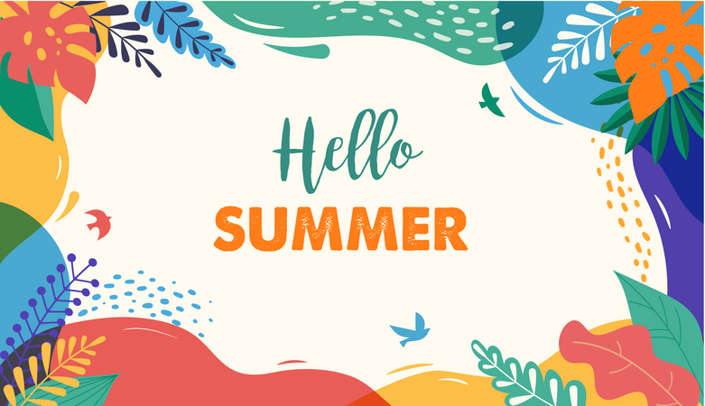 Hallo Sommer  Illustration