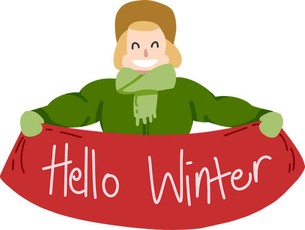 Hallo Winter  Illustration