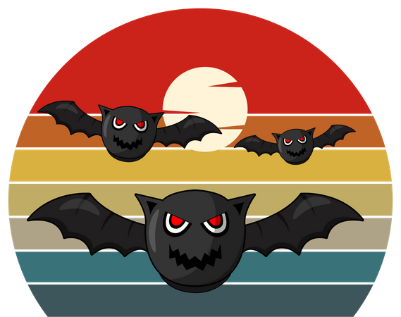 Halloween Bat  일러스트레이션