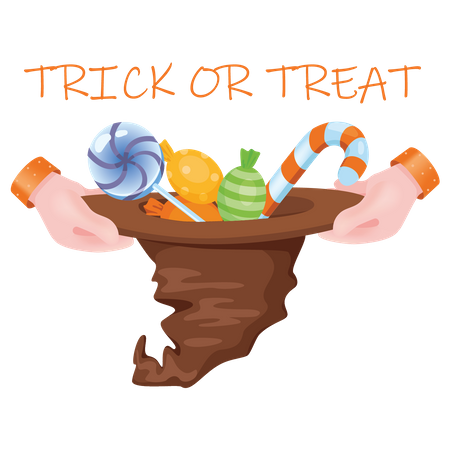 Halloween Candies  Illustration