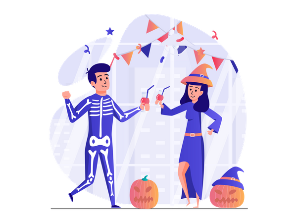 Halloween celebration Illustration