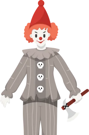 Halloween Clown  Illustration