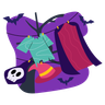 illustration for halloween costume