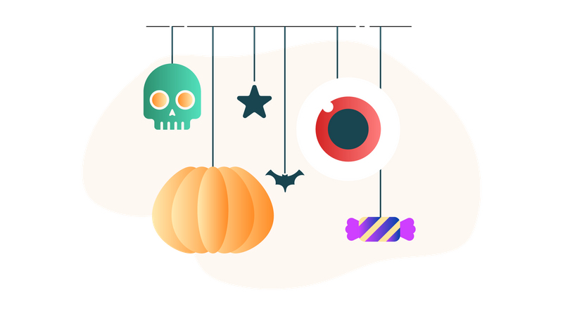 Halloween Decoration  Illustration