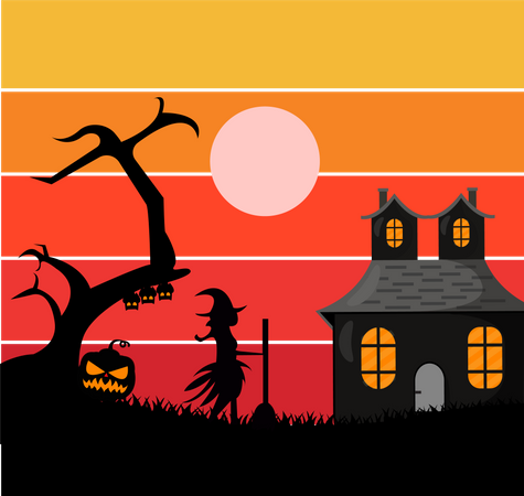 Halloween Effrayant  Illustration