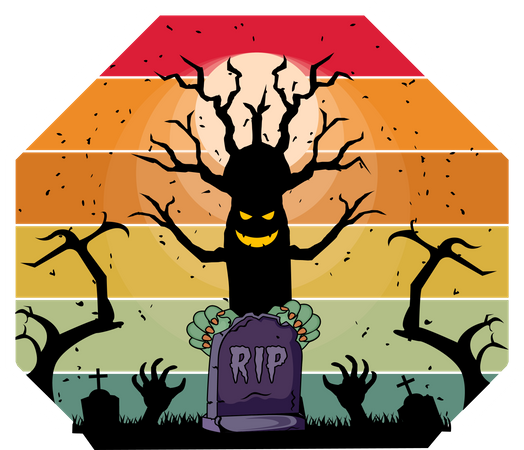 Halloween Effrayant  Illustration