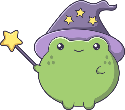 Halloween Frog  Illustration