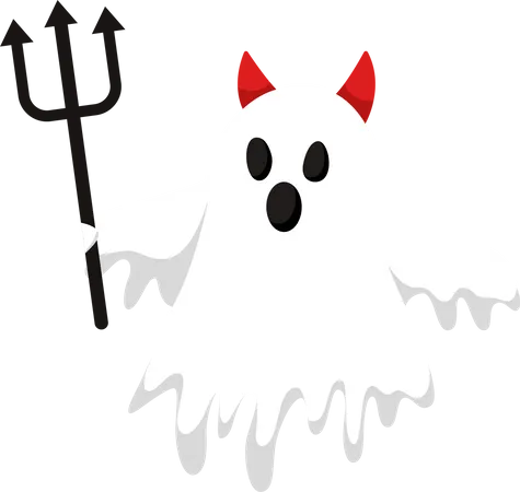 Halloween Geist  Illustration