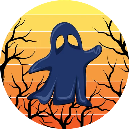 Halloween Ghost  Illustration