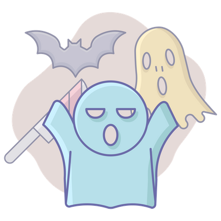 Halloween ghost  Illustration