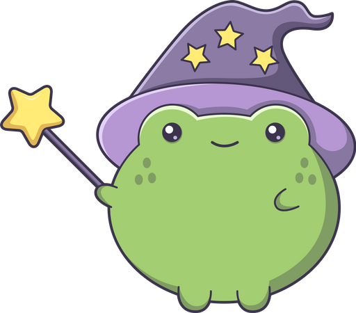 Grenouille d'Halloween  Illustration