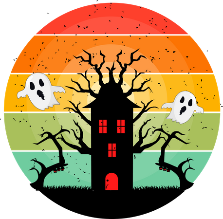 Halloween House  Illustration