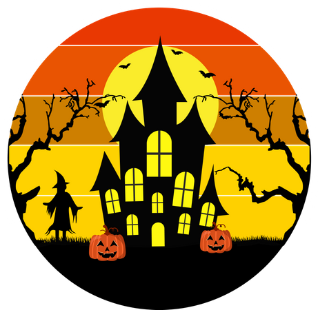 Halloween House  Illustration