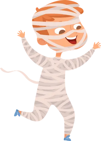 Halloween Kids costume character Illustration