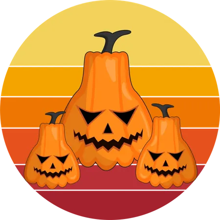 Halloween Kürbis  Illustration