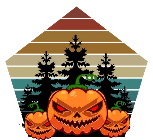 Halloween Kürbis  Illustration