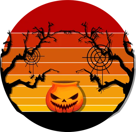 Halloween Kürbis  Illustration