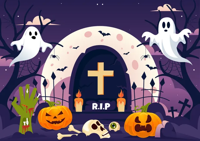 ハロウィンナイト  イラスト