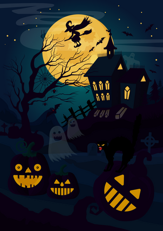 Halloween Night  Illustration