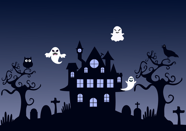 Halloween Night  Illustration