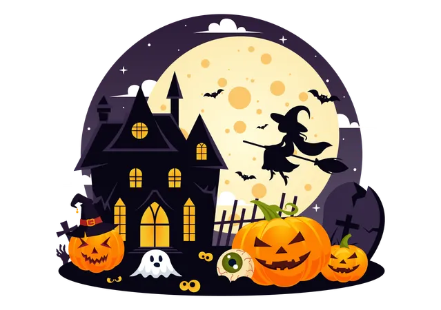 Halloween Night  Illustration