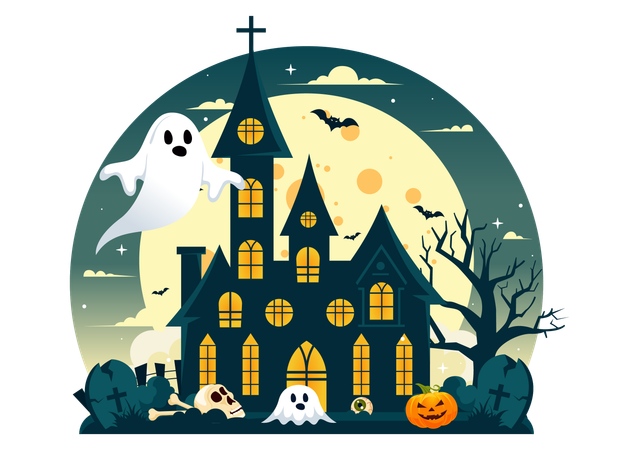 Halloween Night  Illustration