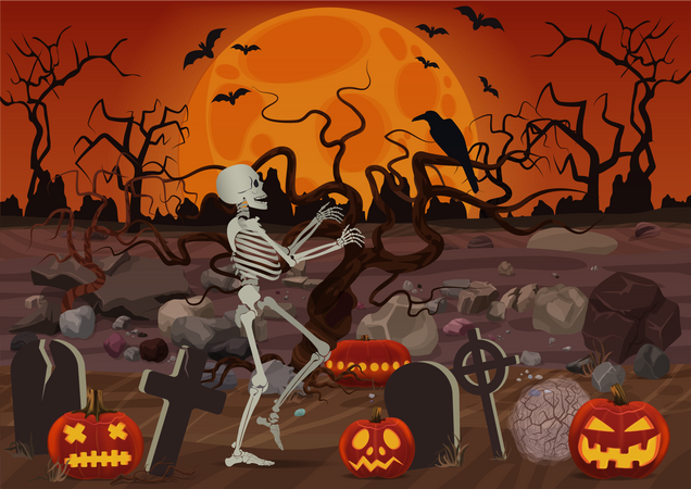 Halloween Night  Illustration