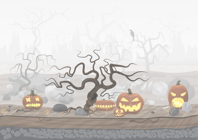 Halloween Night  Illustration