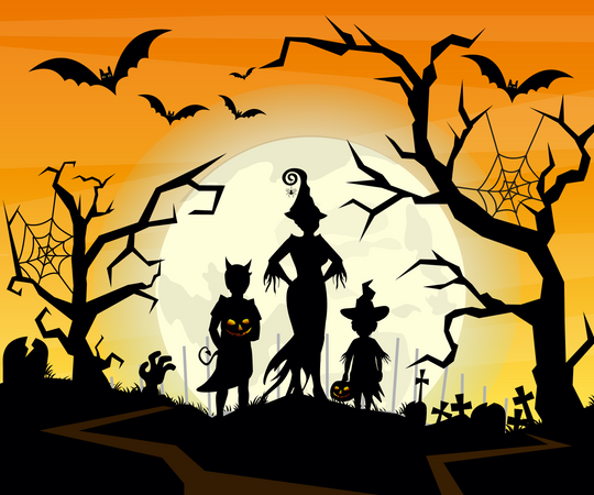 Halloween Night  Illustration