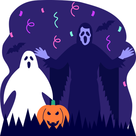 Halloween party  Illustration