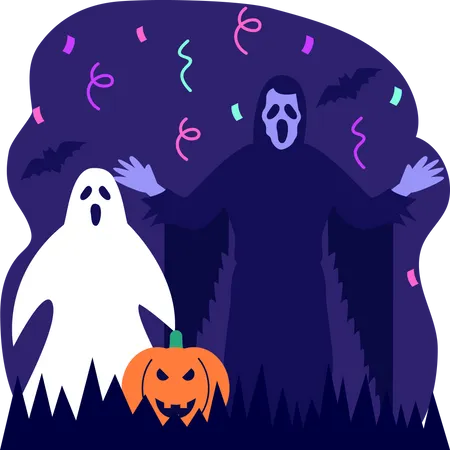 Halloween party  Illustration