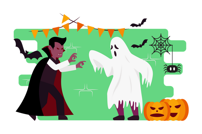 Halloween party  Illustration