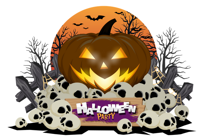 Halloween Party  Illustration