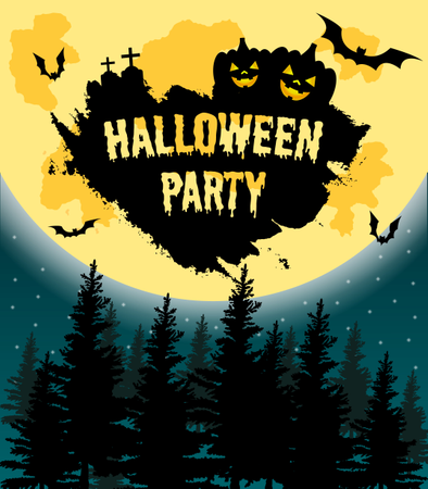 Halloween-Party-Vektor  Illustration