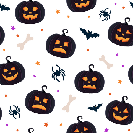 Halloween pattern Illustration