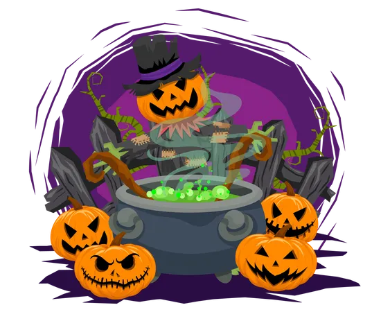 Halloween Potion  Illustration