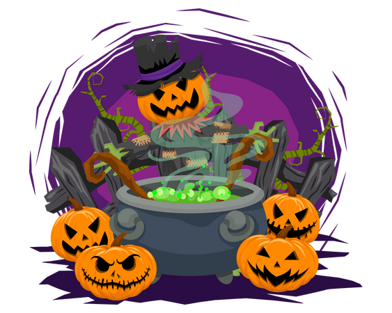 Halloween Potion  Illustration