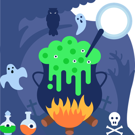 Halloween potion  Illustration