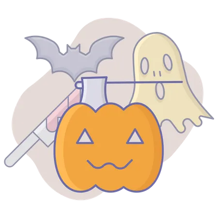 Halloween pumpkin Illustration