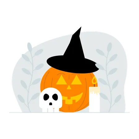 Halloween Pumpkin  Illustration