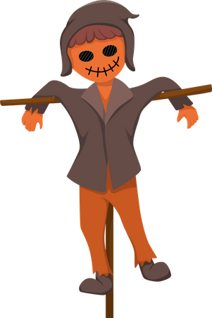 Halloween Scarecrow  Illustration