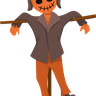 scary scarecrow illustration