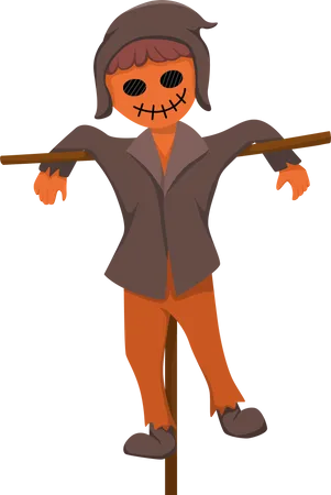 Halloween Scarecrow  Illustration