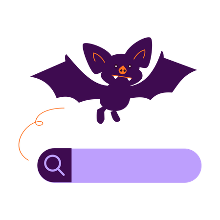 Halloween Web search  Illustration