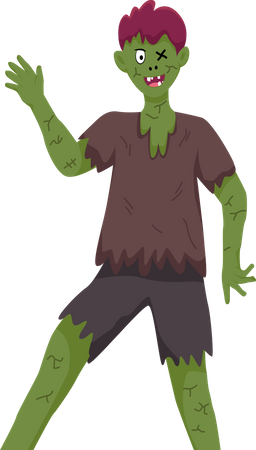 Halloween Zombie  Illustration